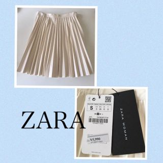 ザラ(ZARA)の新品！ZARAプリーツスカート★(ひざ丈スカート)