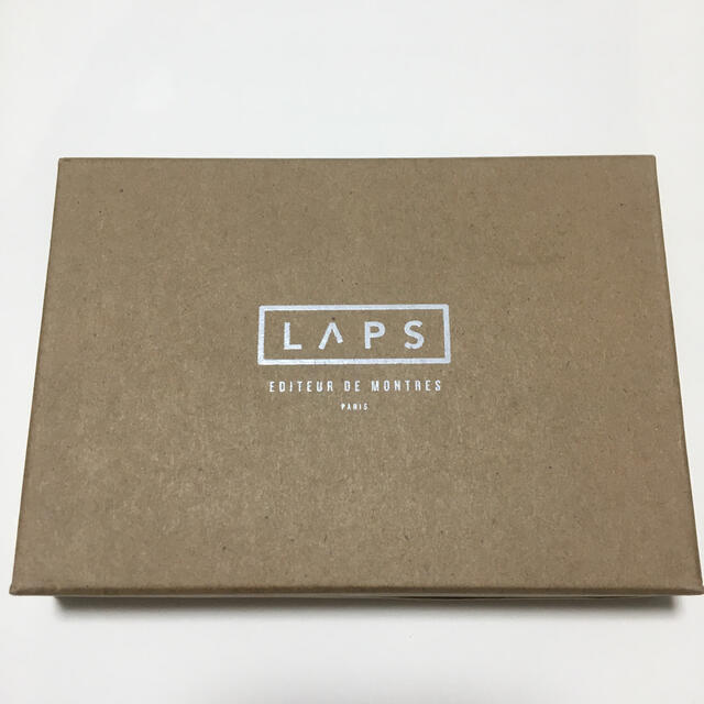 LAPS ラプス 腕時計 3針ウォッチ　レトロ イラスト オレンジ　新品・未使用