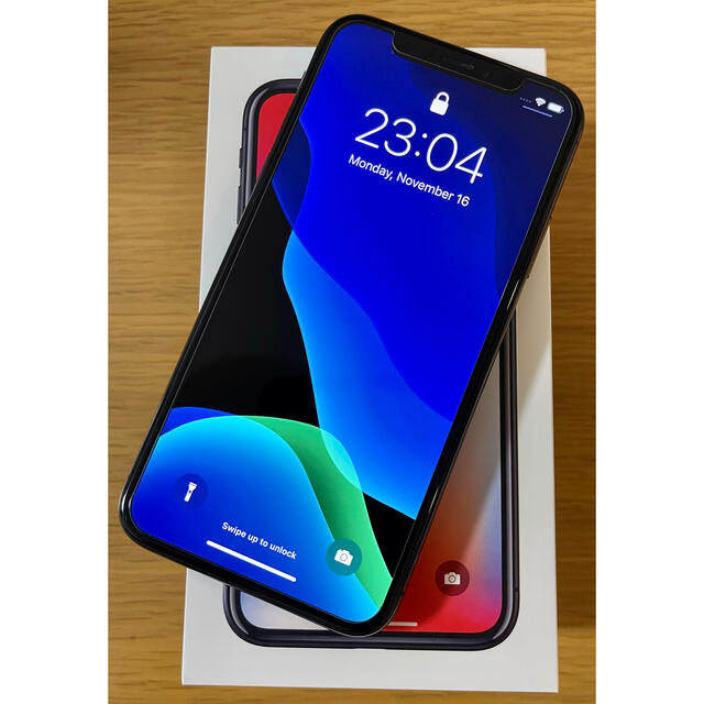 Apple】iPhone X 256GB SIMフリー スペースグレイ - スマートフォン本体