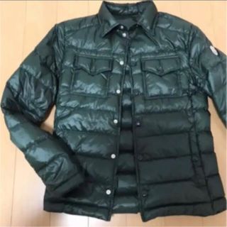 モンクレール(MONCLER)のモンクレール  スプリングダウン　グリーン　サイズ0(ダウンジャケット)