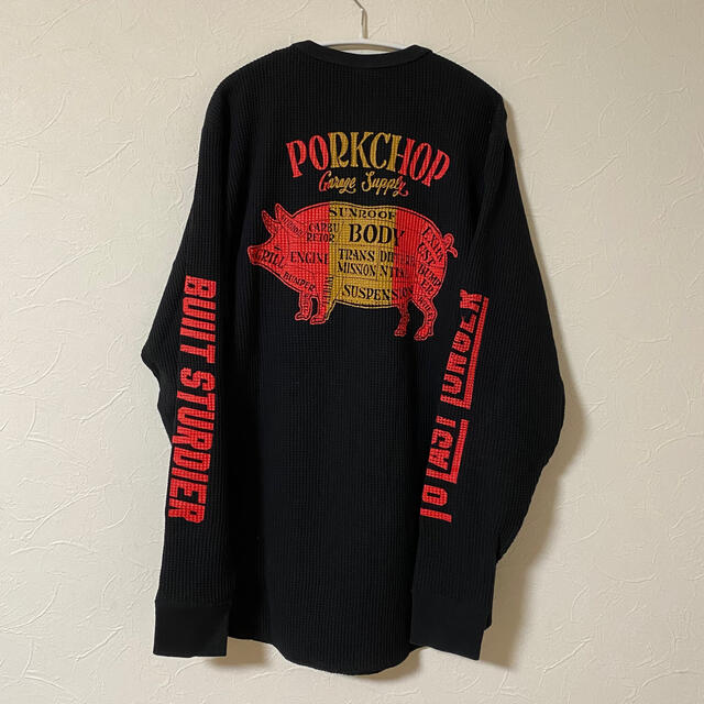 PORKCHOP / ワッフルロンT