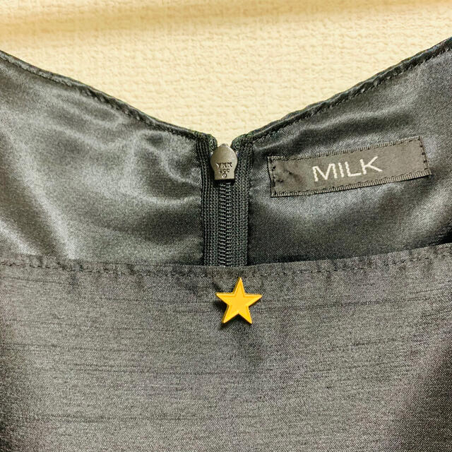 MILK(ミルク)のMILK ホーリースター dress ブラック レディースのワンピース(ひざ丈ワンピース)の商品写真