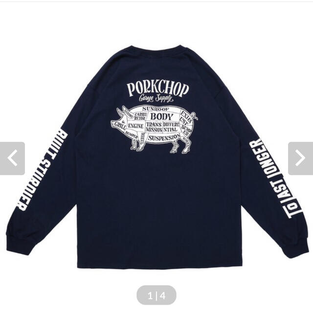 NEIGHBORHOOD(ネイバーフッド)のPORKCHOP ポークチョップ　ロンT       新品 メンズのトップス(Tシャツ/カットソー(七分/長袖))の商品写真