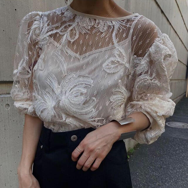 UNERESSED FAIRY LACE BLOUSE★amerivintage