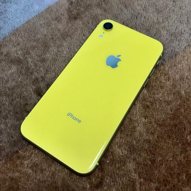 【送料込み】iPhone XR 64GB DOCOMO イエロー 1