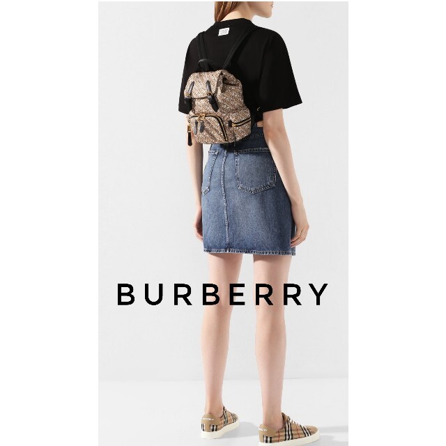 上品】 BURBERRY BURBERRY☆モノグラムプリントリュック - リュック