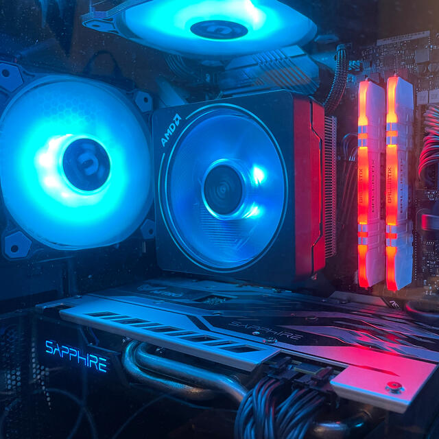 専用)ハイスペック自作PC!NZXTケースにRyzen7とメモリ32GB velvety