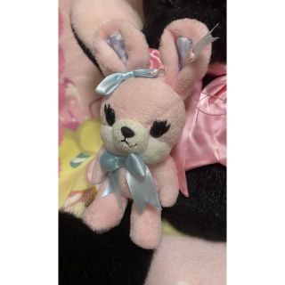 リリカルバニーリュック 黒×ピンク リリカルバニーストラップ セット