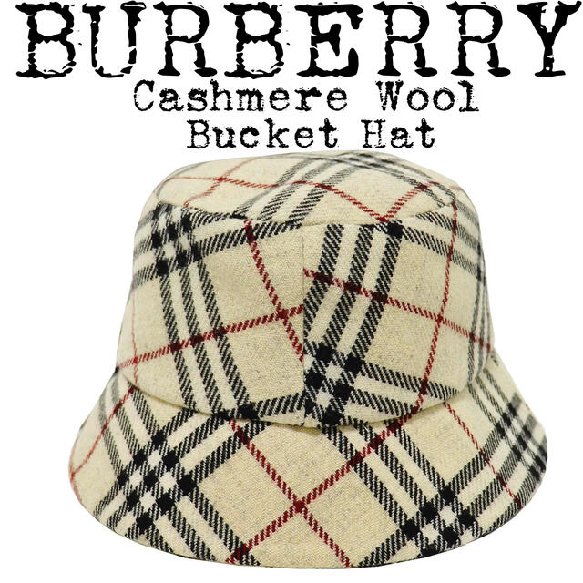 美品☆BURBERRY☆バーバリー☆帽子☆ノバチェック バケットハット