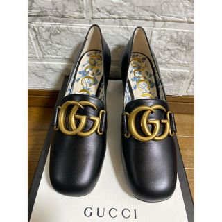 グッチ(Gucci)のGUCCIビットパンプススクエアパンプス花柄(ハイヒール/パンプス)