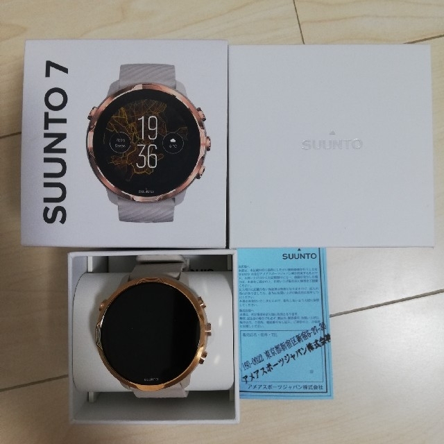 SUUNTO(スント)の新品未使用 正規品 国際保証書付 SUUNTO 7 スント7 ローズゴールド メンズの時計(腕時計(デジタル))の商品写真