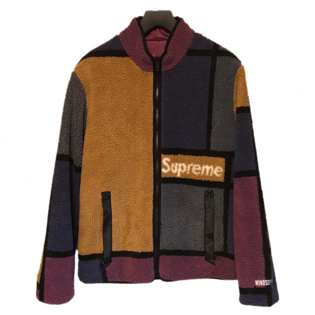 Supreme(シュプリーム)のReversible Colorblocked Fleece Jacket L メンズのジャケット/アウター(ブルゾン)の商品写真