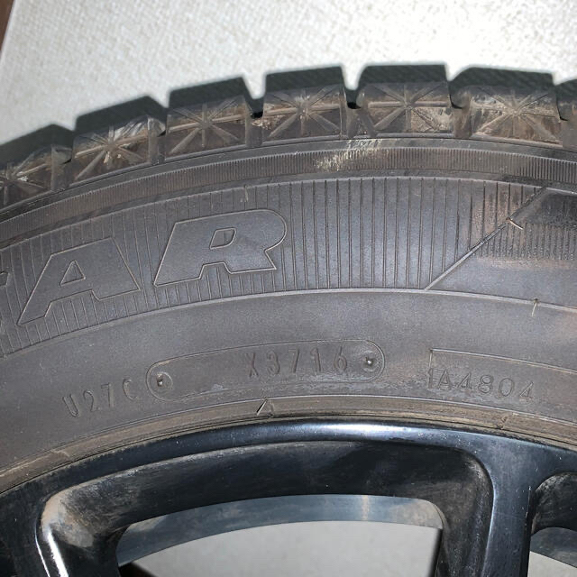 Goodyear(グッドイヤー)の18インチ冬用社外ホイールスタッドレスタイヤ 自動車/バイクの自動車(タイヤ・ホイールセット)の商品写真