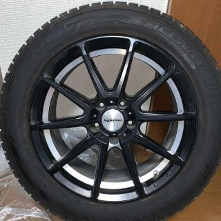 グッドイヤー(Goodyear)の18インチ冬用社外ホイールスタッドレスタイヤ(タイヤ・ホイールセット)