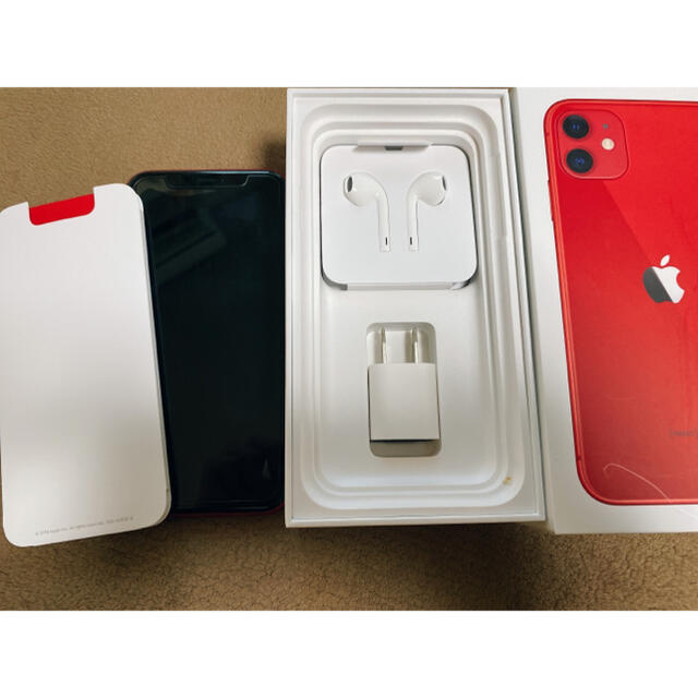 スマートフォン/携帯電話iPhone 11 product RED 128GB SIMフリー - www