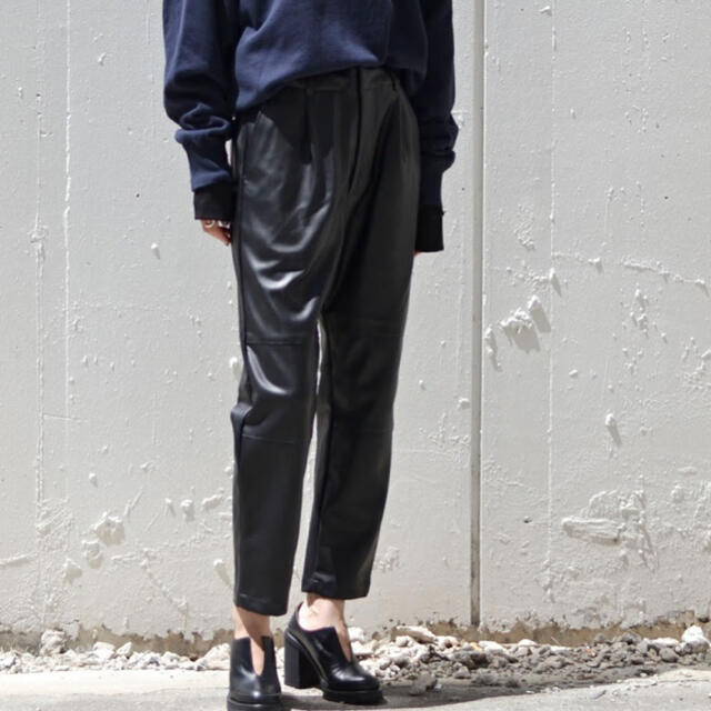 stein FAKE LEATHER TROUSERS - 通販 - solarenergysas.com.ar