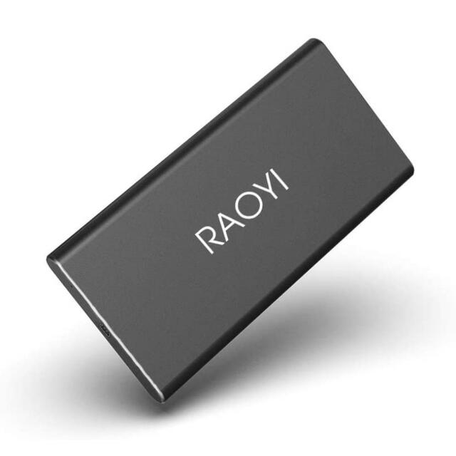 RAOYI 外付けSSD 2TB USB3.1 Gen2 黒（保証付）