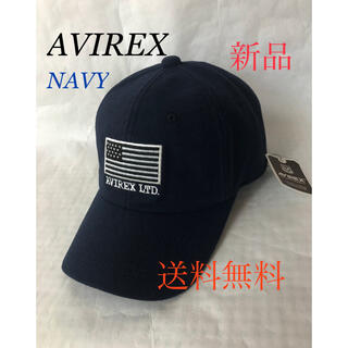 アヴィレックス(AVIREX)の❣️入荷‼️人気のAVIREX豪華刺繍キャップ‼️D／NAVY(キャップ)