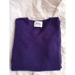 ユナイテッドアローズ(UNITED ARROWS)の❤ユナイテッドアローズ・セーター★フリーサイズ☆Purple色(ニット/セーター)