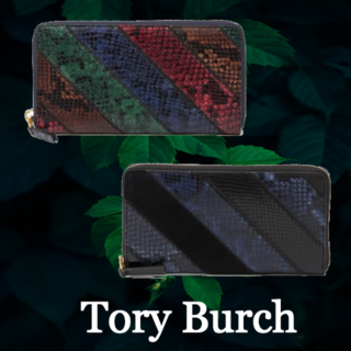 トリーバーチ(Tory Burch)の★SALE☆【Tory Burch】ジェミニリ　スネーク　エンボス長財布(財布)