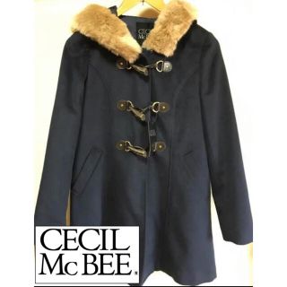 セシルマクビー(CECIL McBEE)の【未使用】 CECIL McBEE ♡ファー付　ダッフルコート(ダッフルコート)