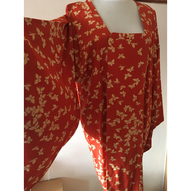 三越(ミツコシ)の着物　羽織　蝶　 レディースの水着/浴衣(着物)の商品写真