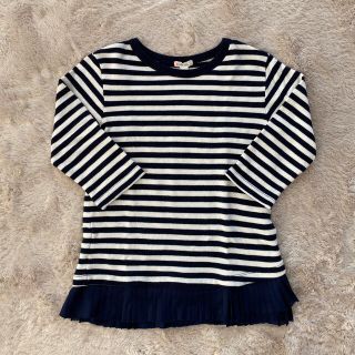 ジェイクルー(J.Crew)の美品　jcrew kids トップス　カットソー　ボーダー　tシャツ(Tシャツ/カットソー)