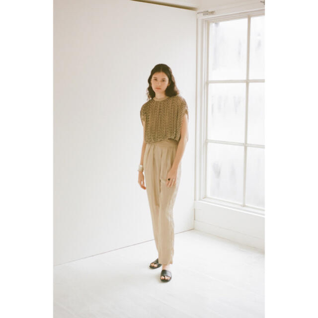 カジュアルパンツ CLANE GLOSS WASHER TAPERED PANTS