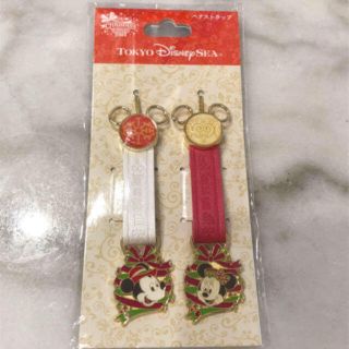 ディズニー(Disney)のディズニー　クリスマスウィッシュ　ペアキーホルダー(キーホルダー)