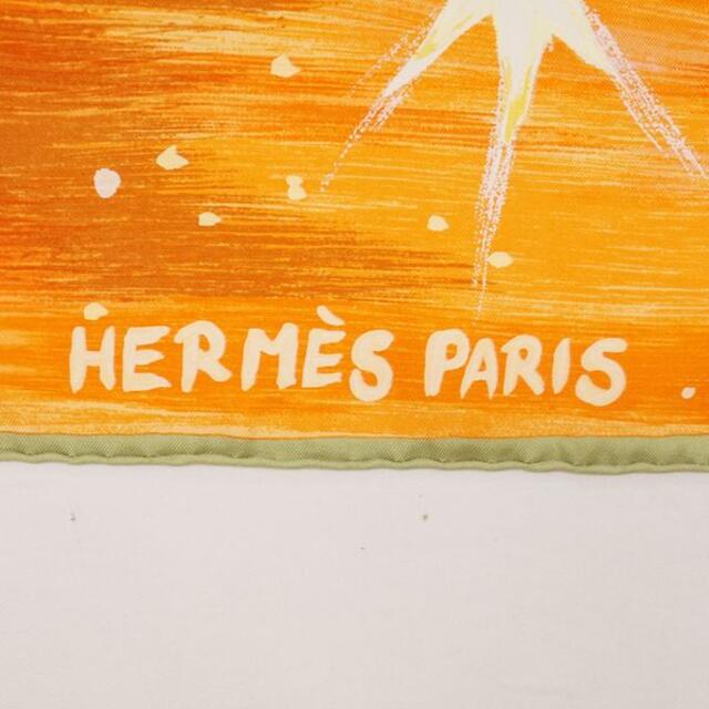 HERMES カレ90 FEUX DU CIEL 天の火  シルクスカーフ 1