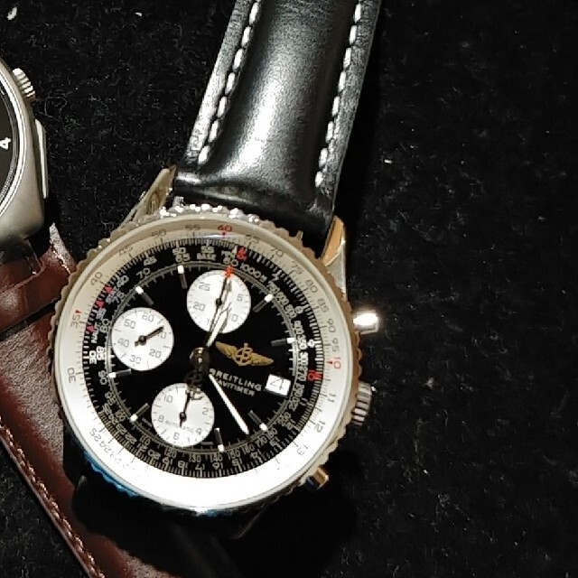 BREITLING(ブライトリング)のブライトリング純正Dバックルと専用社外ベルト メンズの時計(腕時計(アナログ))の商品写真