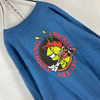 ヘインズ(Hanes)の☆90sメキシコ製☆ヘインズ☆バイオリンキャラプリント☆プルオーバースウェット(スウェット)