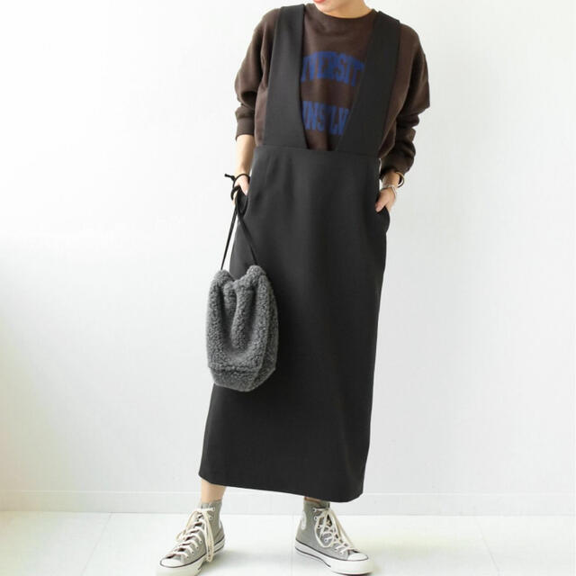 【JOURNAL STANDARD relume】ジャンパースカート☆BLACK