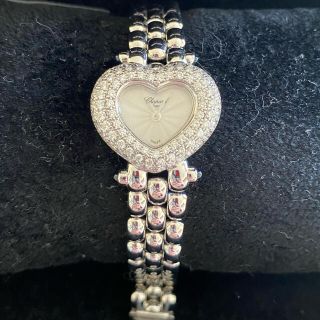 ショパール(Chopard)の正規❤️K18金ショパールダイヤモンドハート時計❤️💕(腕時計)