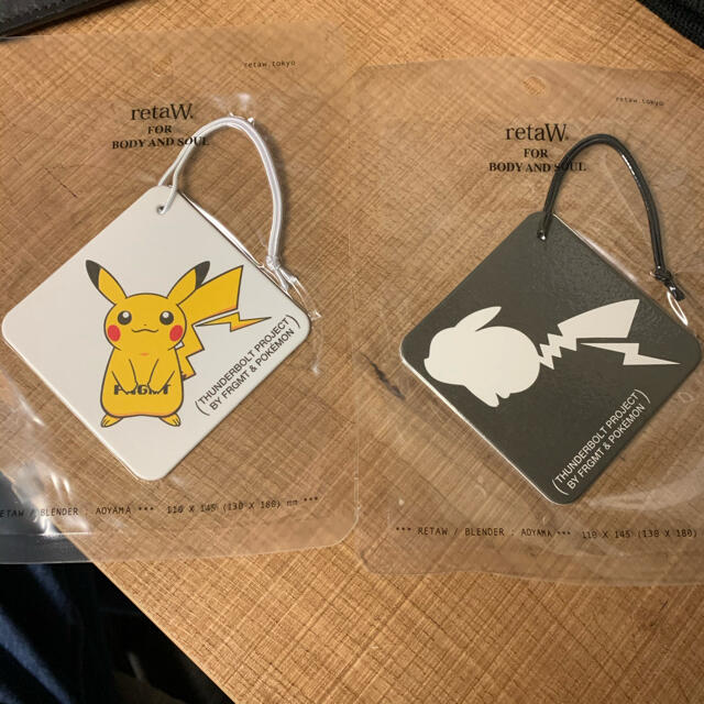 FRAGMENT(フラグメント)のFragment Pokemon retaW ピカチュウ カータグ　2種セット メンズのファッション小物(その他)の商品写真