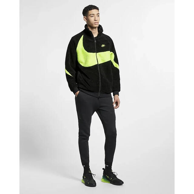 NIKE(ナイキ)のNIKE big swoosh boa jacket ナイキ ボア ジャケット メンズのジャケット/アウター(ブルゾン)の商品写真