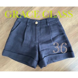 グレースコンチネンタル(GRACE CONTINENTAL)のGRACE CLASS ショートパンツ 秋冬 36(ショートパンツ)