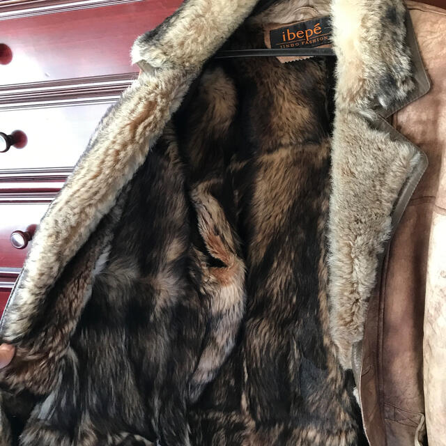毛皮風　コート　処分　値下げ レディースのジャケット/アウター(毛皮/ファーコート)の商品写真