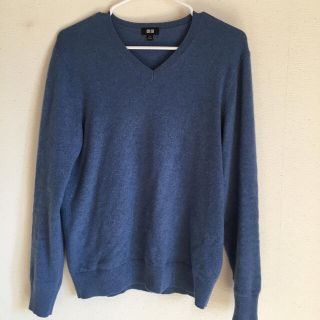 ユニクロ(UNIQLO)のユニクロ カシミヤ 100% メンズM(ニット/セーター)