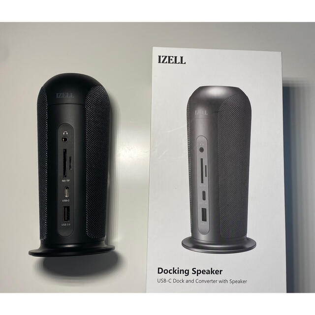 5Gbps•3xUSB30【新品】IZELL ドッキングスピーカー ドッキングステーション USB-C