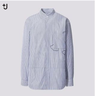 ユニクロ(UNIQLO)の【新品未使用】ジルサンダー×ユニクロ　スーピマ　雲　シャツ　M(シャツ)