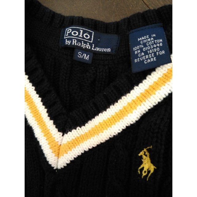 POLO RALPH LAUREN(ポロラルフローレン)のえいたん様専用！試着のみ！ラルフローレン　ベスト キッズ/ベビー/マタニティのベビー服(~85cm)(ニット/セーター)の商品写真