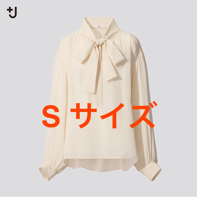 UNIQLO ＋j シルクギャザーブラウス S