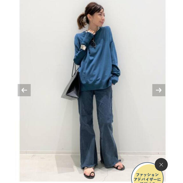 L'Appartement DEUXIEME CLASSE(アパルトモンドゥーズィエムクラス)のL'Appartement side slit knit レディースのトップス(ニット/セーター)の商品写真