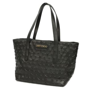 ジミーチュウ(JIMMY CHOO)のJIMMY CHOO スタースタッズ  レザートートバッグ(トートバッグ)