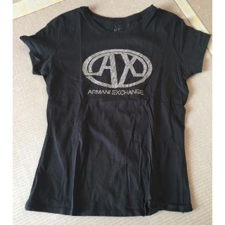 アルマーニエクスチェンジ(ARMANI EXCHANGE)のアルマーニ エクスチェンジ ♡ 黒 トップス(Tシャツ(半袖/袖なし))