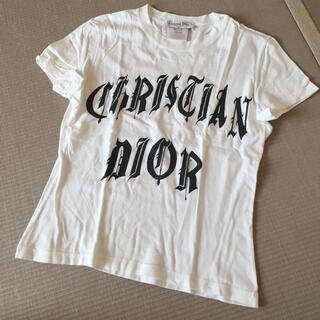 クリスチャンディオール(Christian Dior)のディオール ♡ 正規品 白 トップス(Tシャツ(半袖/袖なし))