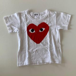 コムデギャルソン(COMME des GARCONS)のコムデギャルソン　プレイ　Tシャツ　サイズ2(Tシャツ/カットソー)