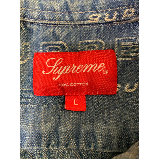 Supreme(シュプリーム)の［専用] Supreme dimensions logo denim shirt メンズのトップス(シャツ)の商品写真