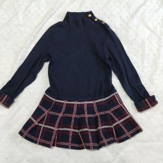 プチバトー(PETIT BATEAU)のプチバトー  ワンピース　3an 95センチ(ワンピース)